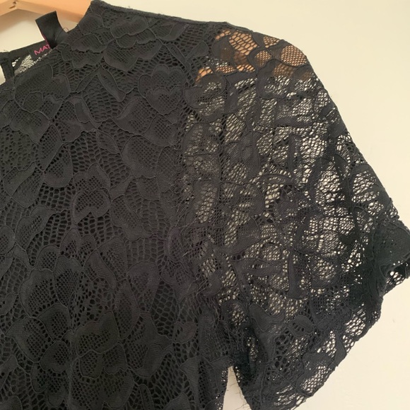 Material Girl Black Lace Dress - Picture 3 of 7